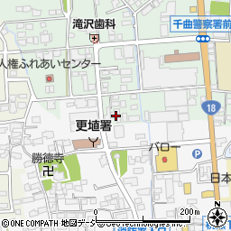 長野県千曲市粟佐1610周辺の地図