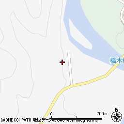 長野県長野市信州新町日原西637周辺の地図