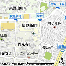 石川県金沢市伏見新町208周辺の地図