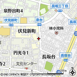 石川県金沢市伏見新町342周辺の地図