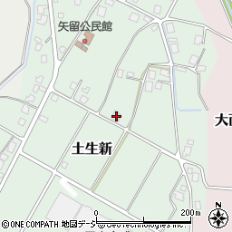 富山県南砺市土生新1212周辺の地図