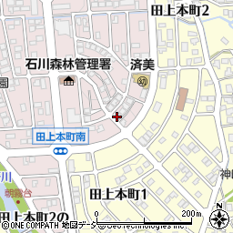 田上本町金浦公園周辺の地図