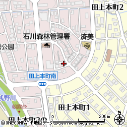 石川県金沢市朝霧台2丁目30周辺の地図