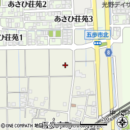 石川県白山市五歩市町周辺の地図