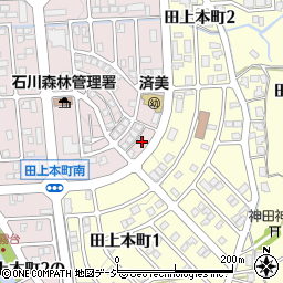 石川県金沢市朝霧台2丁目63周辺の地図