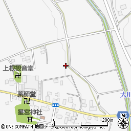 栃木県芳賀郡市貝町上根周辺の地図