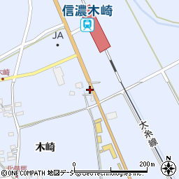 長野県大町市平木崎8780周辺の地図
