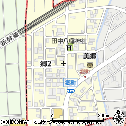 石川県野々市市郷周辺の地図