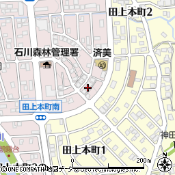 石川県金沢市朝霧台2丁目59周辺の地図