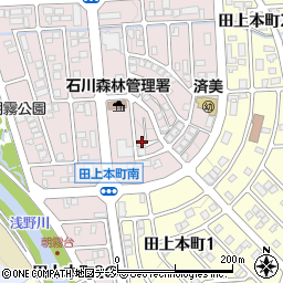 石川県金沢市朝霧台2丁目31周辺の地図