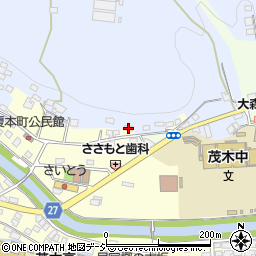 栃木県芳賀郡茂木町小井戸77周辺の地図