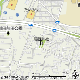 西川田ガラス修理センター周辺の地図