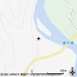 長野県長野市信州新町日原西644-イ周辺の地図