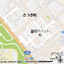 関西ペイント株式会社　鹿沼事業所　品質管理部周辺の地図