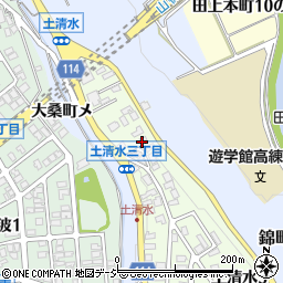 石川県金沢市土清水3丁目279周辺の地図