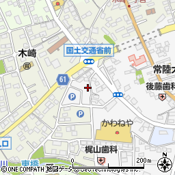 茨城県常陸太田市木崎二町899-4周辺の地図