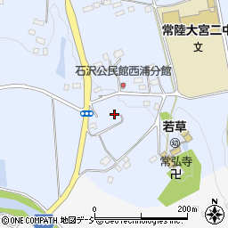 茨城県常陸大宮市石沢1485周辺の地図