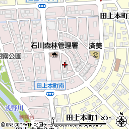 石川県金沢市朝霧台2丁目33周辺の地図