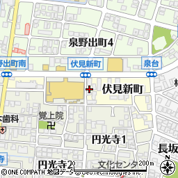 石川県金沢市伏見新町277-2周辺の地図