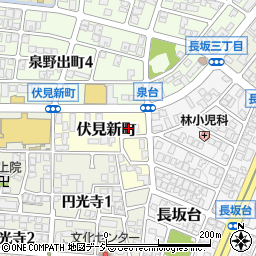 石川県金沢市伏見新町337周辺の地図