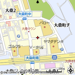 石川県金沢市大桑周辺の地図