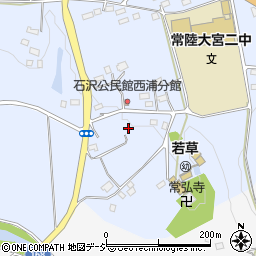 茨城県常陸大宮市石沢1494周辺の地図