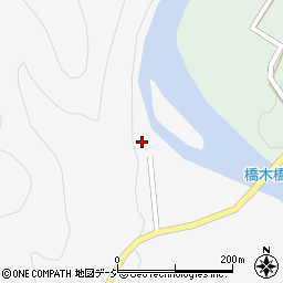 長野県長野市信州新町日原西646-1周辺の地図