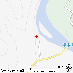 長野県長野市信州新町日原西646周辺の地図