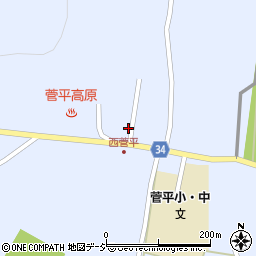 長野県上田市菅平高原1223-1379周辺の地図