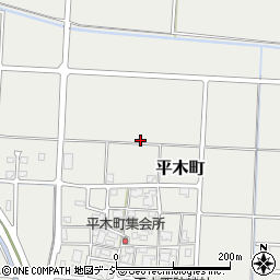 石川県白山市平木町周辺の地図