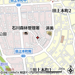 石川県金沢市朝霧台2丁目40周辺の地図
