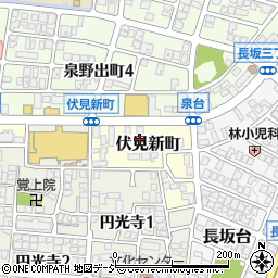 石川県金沢市伏見新町272周辺の地図