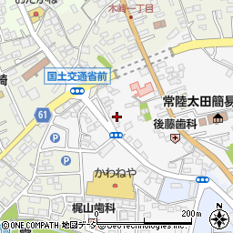 茨城県常陸太田市木崎二町周辺の地図