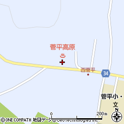 長野県上田市菅平高原1223-1969周辺の地図
