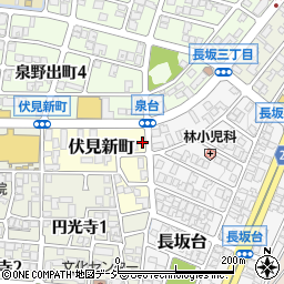 石川県金沢市伏見新町335-1周辺の地図