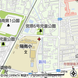 栃木県宇都宮市大和周辺の地図