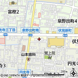 石川県金沢市伏見新町287周辺の地図