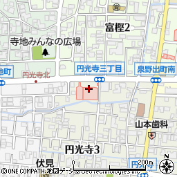 結城病院周辺の地図