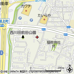 栃木県宇都宮市西川田町1047周辺の地図