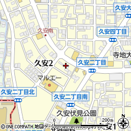 ハンダスポーツ２久安店周辺の地図