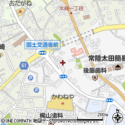茨城県常陸太田市木崎二町866周辺の地図