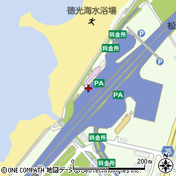 松任海浜公園周辺の地図