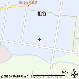 富山県南砺市祖谷277周辺の地図