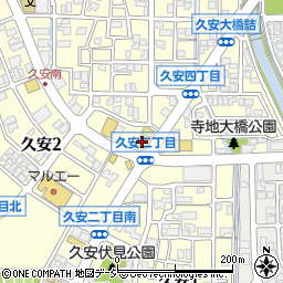快活CLUB 金沢久安店周辺の地図