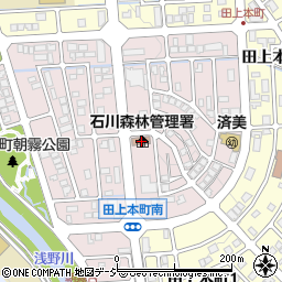 石川県金沢市朝霧台2丁目21周辺の地図