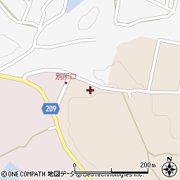 石川県金沢市戸室別所ロ周辺の地図