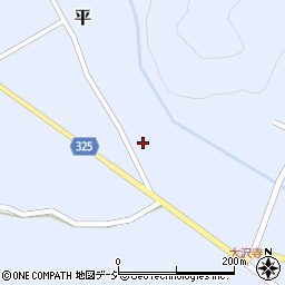 長野県大町市平二ツ屋2653周辺の地図