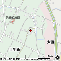 富山県南砺市土生新1167周辺の地図