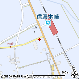長野県大町市平木崎8669周辺の地図