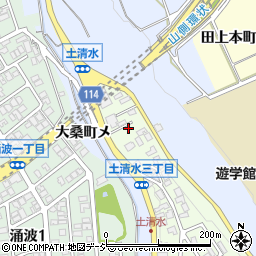 石川県金沢市土清水3丁目262周辺の地図